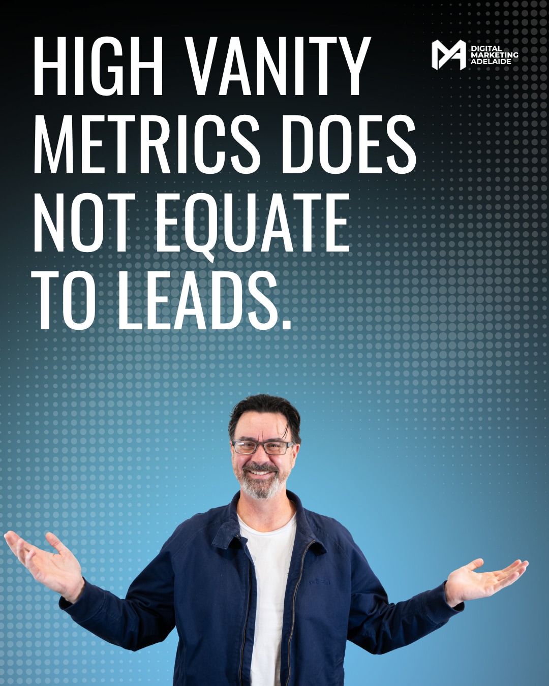 High vanity metrics do not equal leads.  Ten thousand followers means nothing...