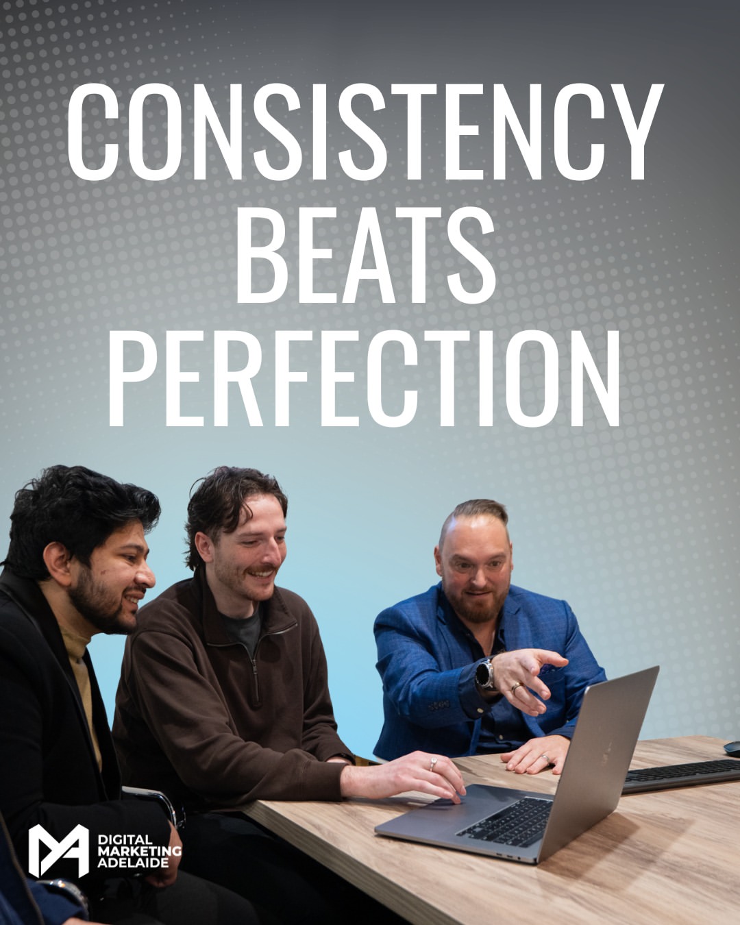 Consistency beats perfection. Every single time.  The number one reason small...