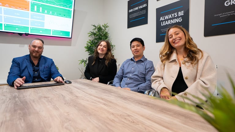 Digital Marketing Adelaide team members collaborating in the North Adelaide office