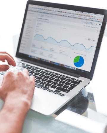 SEO Adelaide stats shown on laptop